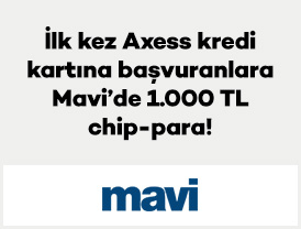 30 Haziran tarihine kadar ilk kez Axess kredi kart...