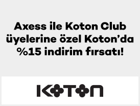 Axess ile Koton Club üyelerine özel Koton’da %15 indirim fırsatı!