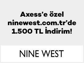 Axess’e özel ninewest.com.tr’de 1.500 TL İndirim!