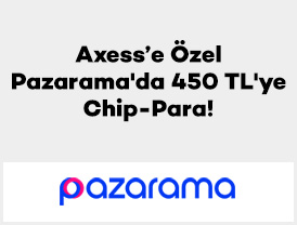 Axess’e Özel Pazarama'da 450 TL'ye Chip-Para!