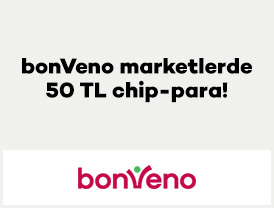 bonVeno marketlerde 50 TL chip-para!