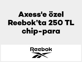 Axess'e özel Reebok’ta 250 TL Chip-Para!