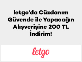 letgo'da Cüzdanım Güvende ile Yapacağın Alışverişine 200 TL İndirim!