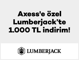 Axess’e özel lumberjack.com.tr’de 1.000 TL İndirim!