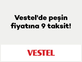 Vestel'de peşin fiyatına 9 taksit!