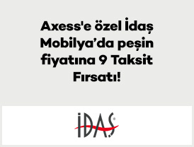 Axess'e özel İdaş Mobilya’da peşin fiyatına 9 Taksit Fırsatı!