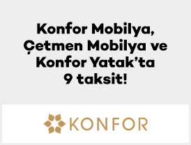 Konfor Mobilya, Çetmen Mobilya ve Konfor Yatak’ta 9 taksit!