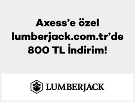 Axess’e özel lumberjack.com.tr’de 800 TL İndirim!
