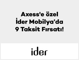 Axess'e özel İder Mobilya’da 9 Taksit Fırsatı!