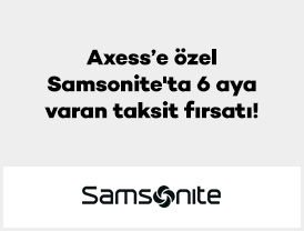 Axess’e özel Samsonite'ta 6 aya varan taksit fırsatı!